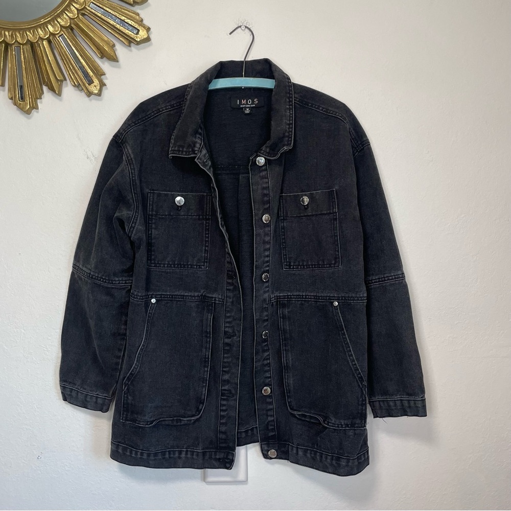 IMOS Denim Long Jacket - Picture 3 of 16